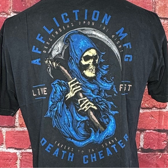 Affliction Men's Short Sleeve Graphic T-shirt -Size: XL/2XL- NWT - Picture 9 of 11